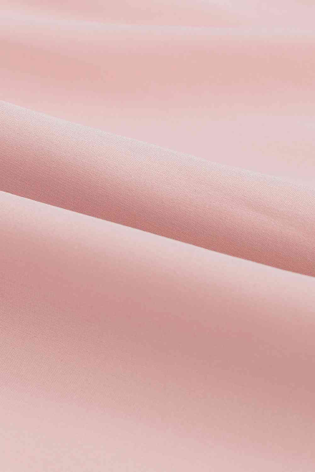 Notched Neck Tiered Dress